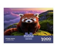 1000 Piece Red Panda Jigsaw Puzzle for Adults - Stress Relief & Relaxation, Mountain Moss Puzzle, Home Decoration Birthday Gifts 70x50cm/1000pcs
