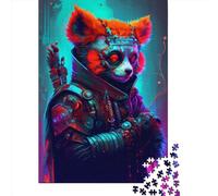 1000 Piece Red Panda Puzzles For Adults Wooden Puzzles Brain Teaser Puzzles For Children 1000pcs (75x50cm)
