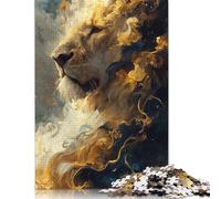 1000 Piece Regal Roar Square Puzzles for Adults, Wooden Puzzles Family Entertainment Toys 1000pcs (75x50cm)