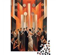 1000 Piece Retro Ballroom Dance Jigsaw Puzzles for Adults Puzzle Adult Jigsaw Puzzle Home Decoration Puzzle Toys 1000pcs (75x50cm)