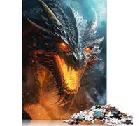 1000 Piece Roaring Dragon Jigsaw Puzzles for Adult Teenagers Puzzles for Adults Brain Teaser Puzzles For Adults 1000pcs (75x50cm)