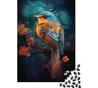 1000 Piece Robin Colour Jigsaw Puzzle for Adult Teenagers Paper Puzzle Christmas Eve Gifts 1000pcs (38x26cm)