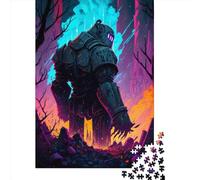 1000 Piece Robot Jigsaw Puzzles for Adult Teenagers Wooden Puzzles Sustainable Puzzle for Adults | Games 1000pcs (75x50cm)