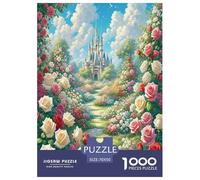 1000 Piece Rose Jigsaw Puzzles for Adults Educational Games Jigsaw Puzzle Home Decoration for The Whole for Women, Gifts for Men 70x50cm/1000pcs