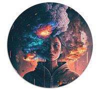 1000 Piece Round Jigsaw At Worlds End Puzzles for Adults for Family & Friends, Brain-Teasing Challenge (67.5x67.5cm)