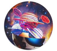 1000 Piece Round Jigsaw Inner Worlds Puzzles for Adults Interactive Family Game, DIY Home Decor, Challenging Brain Teaser Gift (67.5x67.5cm)