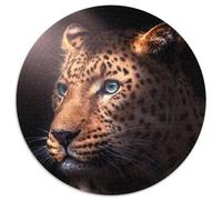 1000 Piece Round Jigsaw Puzzles for Adults Dak Jaguar Challenging Puzzles Ideal Holiday Or Birthday Gift, Party Game Toy (67.5x67.5cm)