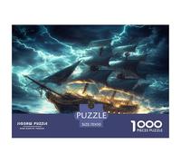 1000 Piece SailBoat Game Puzzle for Adults Gifts EduCational Games Home DecoRation Nautical Jigsaw Puzzle for Adults And Kids Age 12 And Up 70x50cm/1000pcs