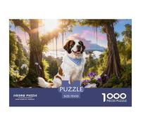 1000 Piece Saint Bernard Jigsaw Puzzle for Adults - Challenging Brain Teaser, Giant Tree Vines Puzzle, Decoration Unique Gift 70x50cm/1000pcs