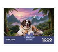 1000 Piece Saint Bernard Jigsaw Puzzle for Adults - Cooperative Play & Educational Activity, Mountains Jigsaws, Home Decoration Gifts 52x38cm/1000pcs