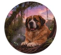 1000 Piece Saint Bernard Jigsaw Puzzle for Adults & Kids - Family Game Night & Educational Fun, Rainforest Jigsaws, Decoration Birthday Gifts 1000pcs (67.5x67.5cm)