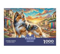 1000 Piece Saluki Jigsaw Puzzles for Adults Family Challenge Toys Jigsaw Puzzle Home Decors for Adults Gifts 70x50cm/1000pcs