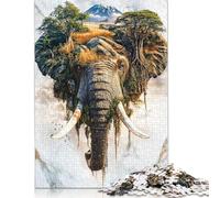 1000 Piece Savannah Sentinel Jigsaw Puzzles for Adults Paper Puzzle Jigsaws for Adults For Family Fun & Game Night 1000pcs (38x26cm)