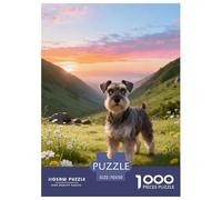 1000 Piece Schnauzer Jigsaw Puzzle for Adults & Kids - Family Fun, Family Happy Game, Morning Valley Jigsaws, Decoration Unique Gift 70x50cm/1000pcs