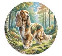 1000 Piece Scottish Deerhound Game Puzzle Great Gift for Adults Challenging Games Home Decoration Cute Animal Jigsaw Puzzle for Women Men Adult 1000pcs (67.5x67.5cm)