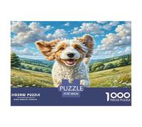 1000 Piece Scottish Deerhound Jigsaw Puzzles for Adults Educational Games Jigsaw Puzzle Home Decoration for The Whole for Women, Gifts for Men 38x26cm/1000pcs