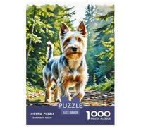 1000 Piece Scottish Terrier Game Puzzle Great Gift for Adults Challenging Games Home Decoration Brainteasing Cute Animal Jigsaw Puzzle for Adults And Kids 38x26cm/1000pcs