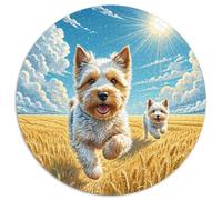 1000 Piece Scottish Terrier Jigsaw Puzzles Great Gift for Adults Challenging Games Home Decoration Cute Animal Jigsaw Puzzle for Women Men Adult 1000pcs (67.5x67.5cm)