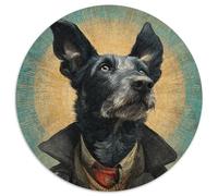 1000 Piece Scottish Terrier Jigsaw Puzzles Great Gift for Adults Family Challenging Toys Home Decors Brainteasing Cute Pet Dog Jigsaw Puzzle for Adults 1000pcs (67.5x67.5cm)