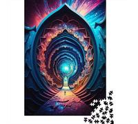 1000 Piece Secret Tunnel Creative Square Jigsaw Puzzles for Adults And Wooden Puzzles Toy Intellectual Game 1000pcs (75x50cm)