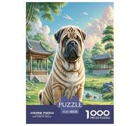 1000 Piece Shar Pei Jigsaw Puzzles for Adults Educational Games Jigsaw Puzzle Home Decoration for The Whole for Women, Gifts for Men 38x26cm/1000pcs
