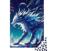 1000 Piece Shard Beast Square Puzzles for Adults, Wooden Puzzles Family Entertainment Toys 1000pcs (75x50cm)