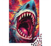 1000 Piece Shark Jigsaw Puzzle for Adult Teenagers Christmas Eve Gifts 1000pcs (38x26cm)