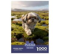 1000 Piece Shih Tzu Jigsaw Puzzle for Adults & Kids - Family-Friendly Brain Teaser, Wetland Tundra Puzzle, Home Decoration Unique Gift 70x50cm/1000pcs