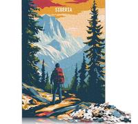 1000 Piece Siberian Trek Jigsaw Puzzle for Adult Teenagers Paper Puzzle Jigsaws for Adults Family Entertainment Toys 38x26cm/1000pcs