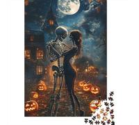 1000 Piece Skeleton_lovers Jigsaw Puzzles for Adults Paper Puzzles for Teenagers Gifts Unique Home Decor And Gifts 1000pcs (75x50cm)