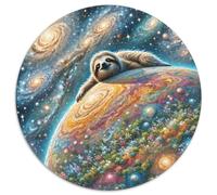 1000 Piece Sloth Jigsaw Puzzles for Adults Challenging Game Educational Toy Decoration Sloth Earth Puzzles Gifts 1000pcs (67.5x67.5cm)