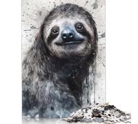 1000 Piece Sloth Natures Relaxer Jigsaw Puzzlesfor Adults Paper Puzzle Jigsaws for Adults For Family Fun & Game Night 1000pcs (75x50cm)