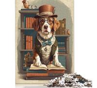 1000 Piece Smart Brittany Spaniel Dog Adult Puzzles Paper Puzzle for Adults Educational Game Challenge Toy 1000pcs (75x50cm)
