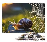 1000 Piece Snail And Spider Web 01 Puzzles for Adults & Wooden Puzzles Educational Puzzle Family Game 1000pcs (75x50cm)