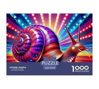 1000 Piece Snail Jigsaw Puzzle Snail Challenge High Difficulty for Adults Home Decoration Educational Games Age 12+ for Adults 70x50cm/1000pcs