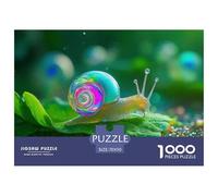 1000 Piece Snail Jigsaw Puzzle Snail Challenge High Difficulty for Adults Home Decorations Educational Game Age 12+ for Adults 70x50cm/1000pcs