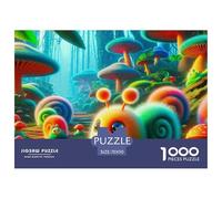 1000 Piece Snail Jigsaw Puzzle Snail Fun, Challenging for Adults Home Decorations Educational Games Age 12+ for Adults 70x50cm/1000pcs