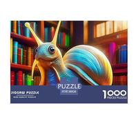 1000 Piece Snail Jigsaw Puzzles Snail Challenge High Difficulty for Adults Home Decoration Educational Games Age 12+ for Adults 38x26cm/1000pcs