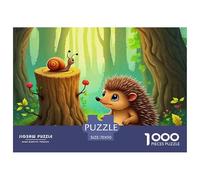 1000 Piece Snail Jigsaw Puzzles Snail Fun, Challenging for Adults Home Decorations Educational Games Age 12+ for Adults 70x50cm/1000pcs
