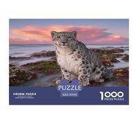 1000 Piece Snow Leopard Jigsaw Puzzle for Adults - A Mindful Challenge, Family Game, Coral Reef Jigsaws, Decoration Unique Gift 70x50cm/1000pcs