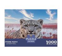 1000 Piece Snow Leopard Jigsaw Puzzle for Adults - A Mindful Challenge, Family Game, Wetland Jigsaws, Home Decoration Gifts 38x26cm/1000pcs