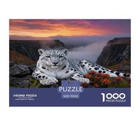 1000 Piece Snow Leopard Jigsaw Puzzle for Adults - Stress Relief & Relaxation, Canyon Puzzles, Decoration Birthday Gifts 70x50cm/1000pcs