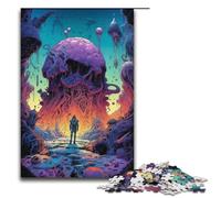 1000 Piece Space Adventurer Puzzles Gifts Jigsaw Puzzles for Adults Christmas Wishlist with Santa Claus for Teenager Age 14 Up 1000 PCS(38x26cm)
