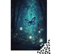1000 Piece Space Butterfly45 Jigsaw Puzzles for Adult Teenagers Wooden Puzzles For Family Fun & Game Night 1000pcs (75x50cm)