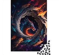 1000 Piece Space Dragon 03 Jigsaw Puzzles for Adult Teenagers Paper Puzzles For Family Fun & Game Night 1000pcs (38x26cm)