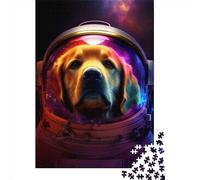 1000 Piece Space Golden Retriever 1 Jigsaw Puzzles for Adults Wooden Puzzles for Teenagers Gifts Unique Home Decor And Gifts 1000pcs (38x26cm)