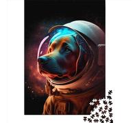 1000 Piece Space Labrador Retriever 1 Jigsaw Puzzle for Adult Teenagers Christmas Eve Gifts 1000pcs (38x26cm)