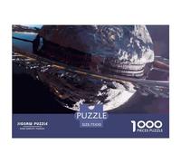 1000 Piece Space Station Square Puzzles for Adults & Wooden Puzzles Educational Game 1000pcs (75x50cm)