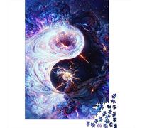 1000 Piece Space Yin And Yang Jigsaw Puzzles for Adults Puzzle Adult Jigsaw Puzzle Home Decoration Puzzle Toys 1000pcs (75x50cm)