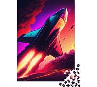 1000 Piece Spaceship Travel Jigsaw Puzzles for Adult Puzzle Jigsaws for Adults Age 14+ 1000pcs (75x50cm)